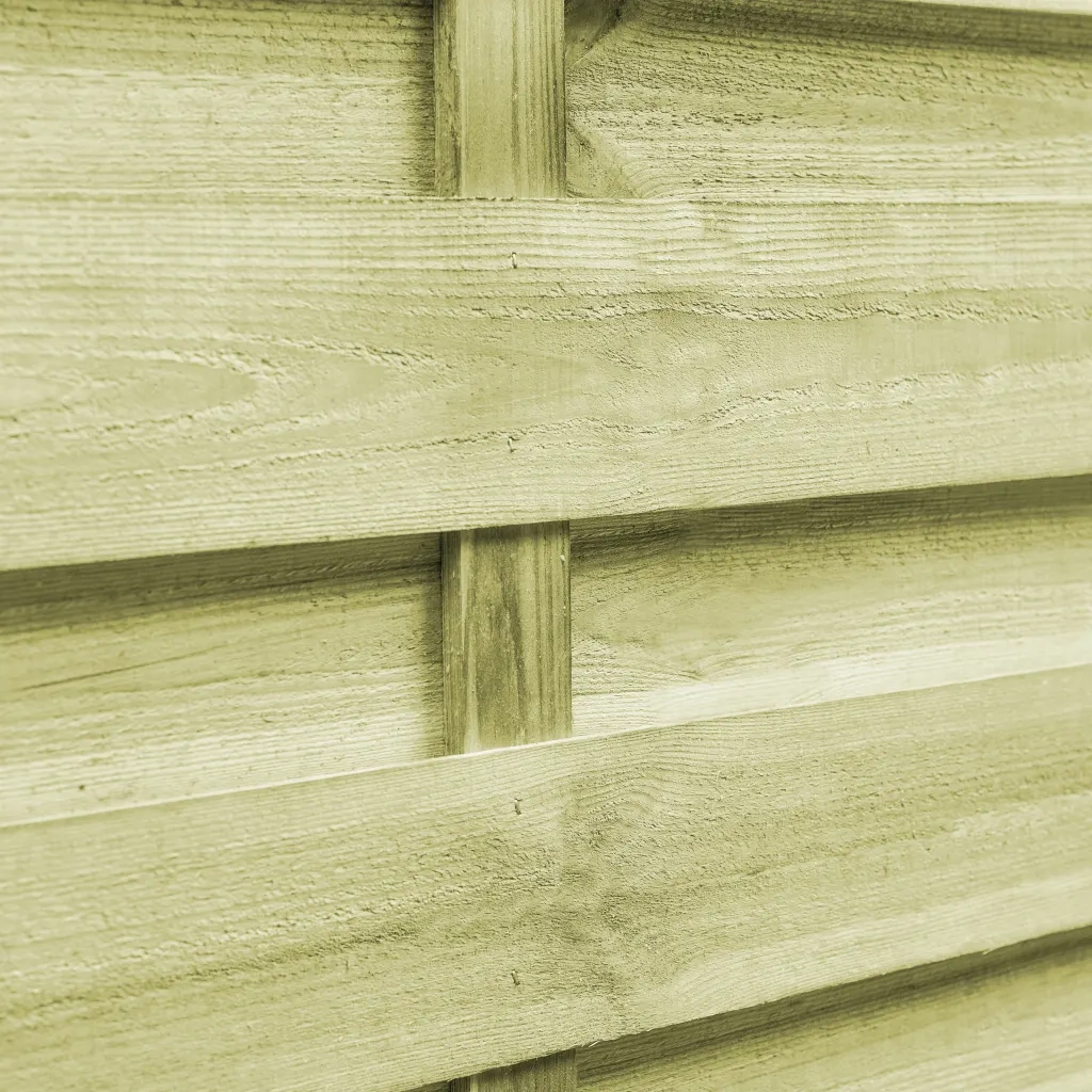 Cancelli da Giardino 2 pz in Legno Impregnato 150x75 cm Verde cod mxl 40247