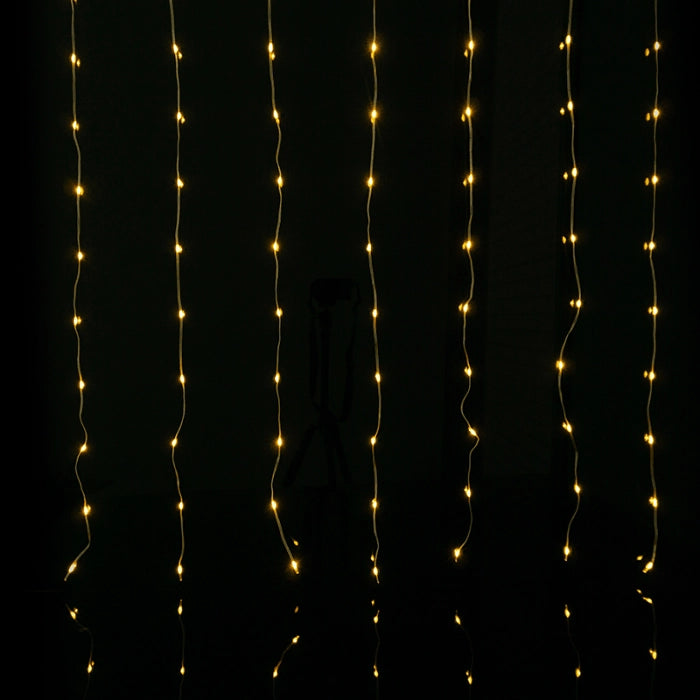 Tenda luminosa LED 400 3x2 m 3000K USB IP65 Ecolight