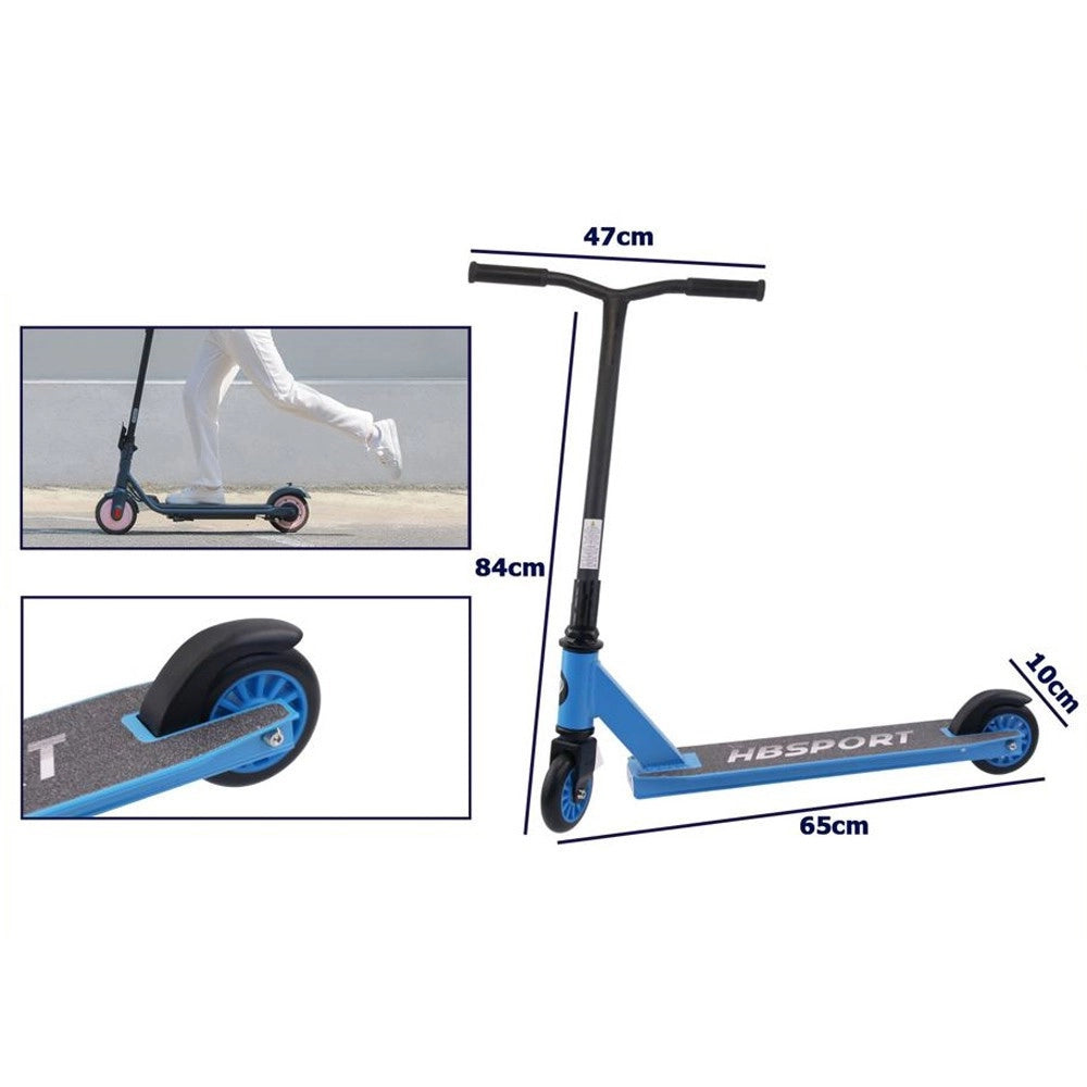 Trade Shop - Monopattino Due Ruote Veloce E Leggero Versatile Per Bambini E Ragazzi Svago -