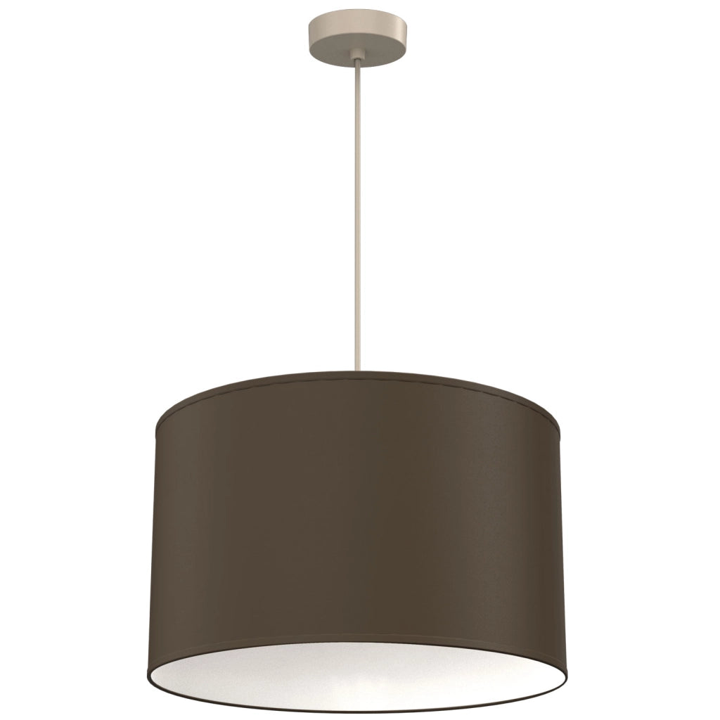 Lampada sospesa Arden 1xE27 beige marrone 40 cm Luminex