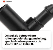 Connettore per Raccordi Spremini - Materiale ABS di Alta Qualità - Installazione Facile - Codice OEM 13171805 - Compatibile con Vauxhall Astra H/D/Zafira B - Connettore di Ricambio - Ripristino della Funzionalità dello Spremini - Spremini Sostituibile