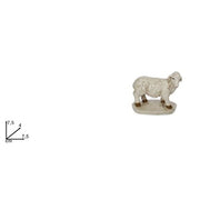 Trade Shop - Statuina Pecora 7.5 Cm Per Presepe In Resina Decoro Natale Natalizio Natività -