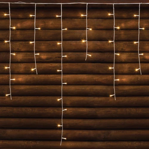Catena/Tenda Luci 'Ice Light' 182 Led Luce Calda 504x100cm 8 Giochi Luce Lotti
