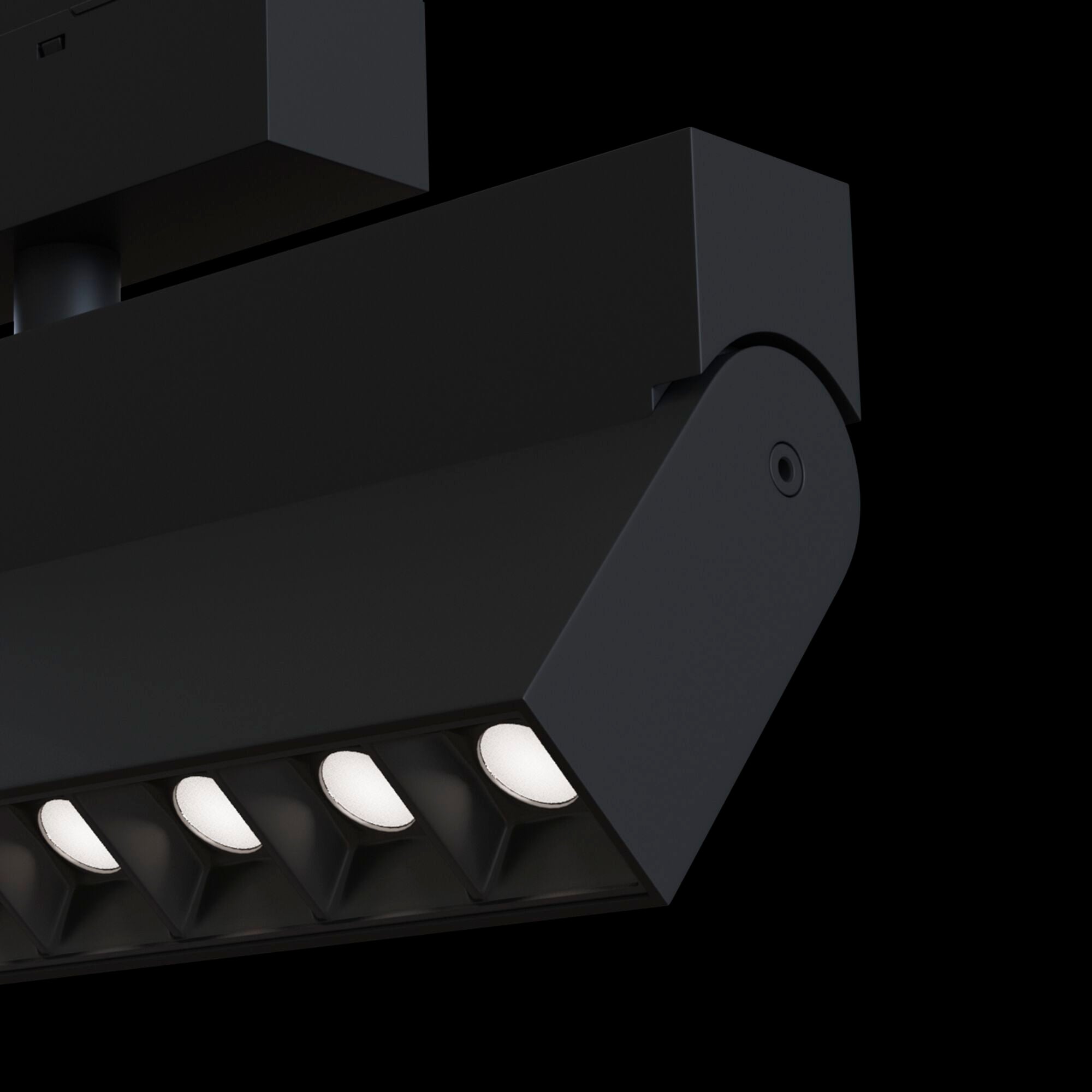 Lampada a LED per Sistema Illuminazione Binario 20W 3000K in Alluminio Points  Nero