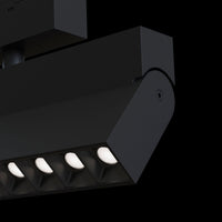 Lampada a LED per Sistema Illuminazione Binario 20W 3000K in Alluminio Points  Nero