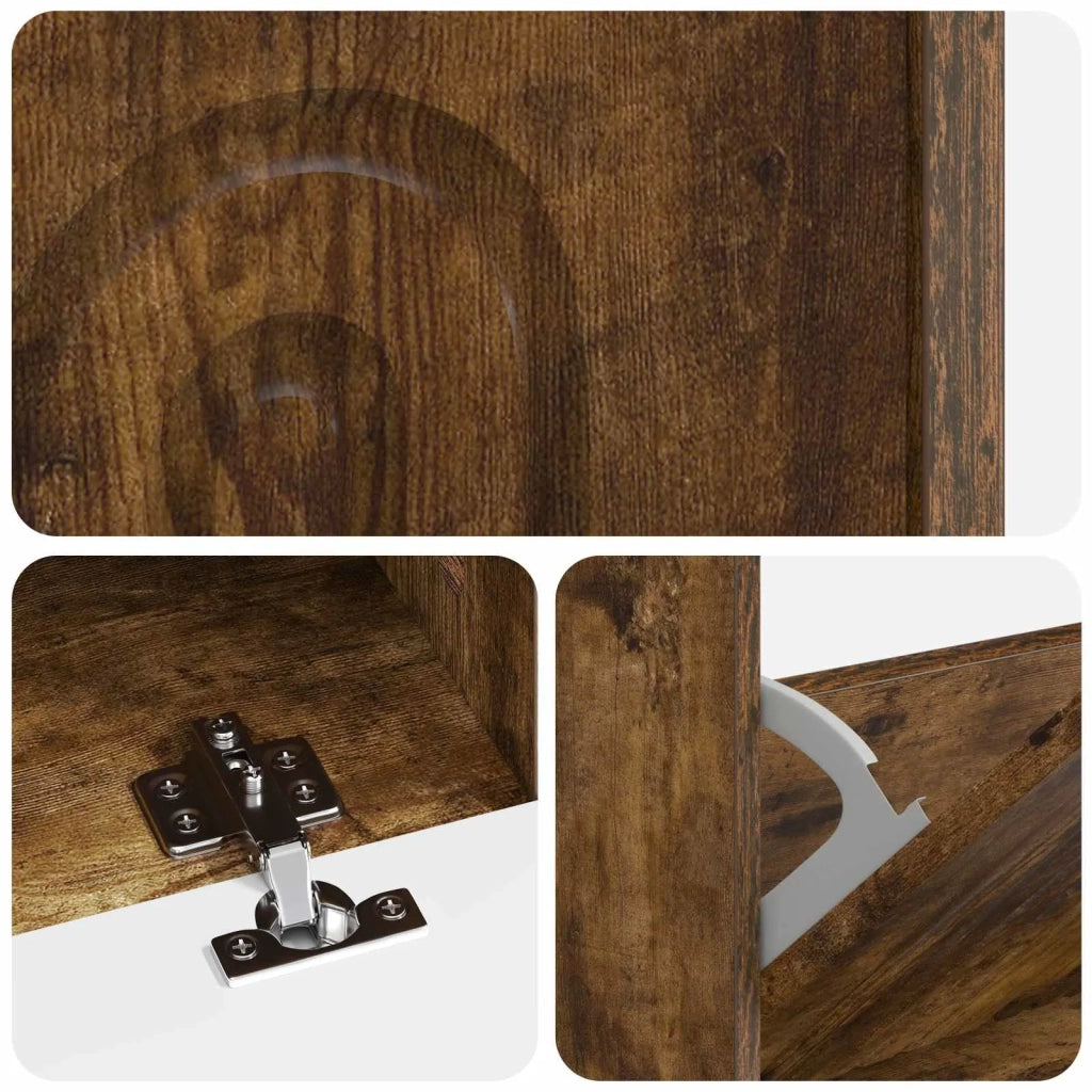Mobile per scarpe ALKMAAR 78 x 24 x 103 cm Legno ingegnerizzato 896220