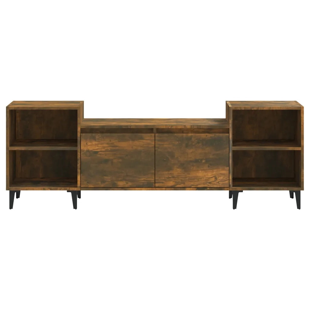 Mobile TV Rovere Fumo 160x35x55 cm in Legno Multistrato cod mxl 27619