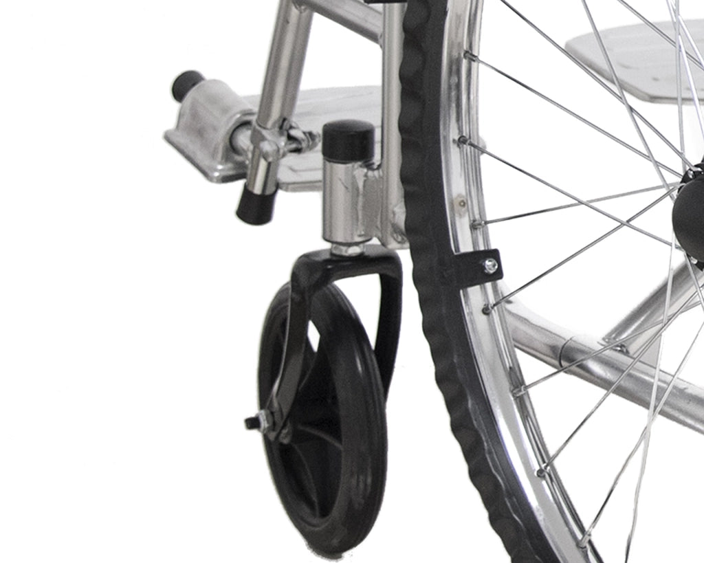 Sedia A Rotelle Carrozzina Ad Autospinta Per Disabili Anziani Telaio Robusto Ergonomico Pieghevole In Acciaio Con Braccioli Poggiapiedi Estraibili Cintura Di Sicurezza Colore Grigio