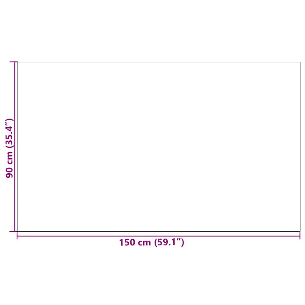 Zerbino d'ingresso moderno rettangolare 90 x 150 cm antimacchia atmosfera accogliente poliammide grigio 02_0057973