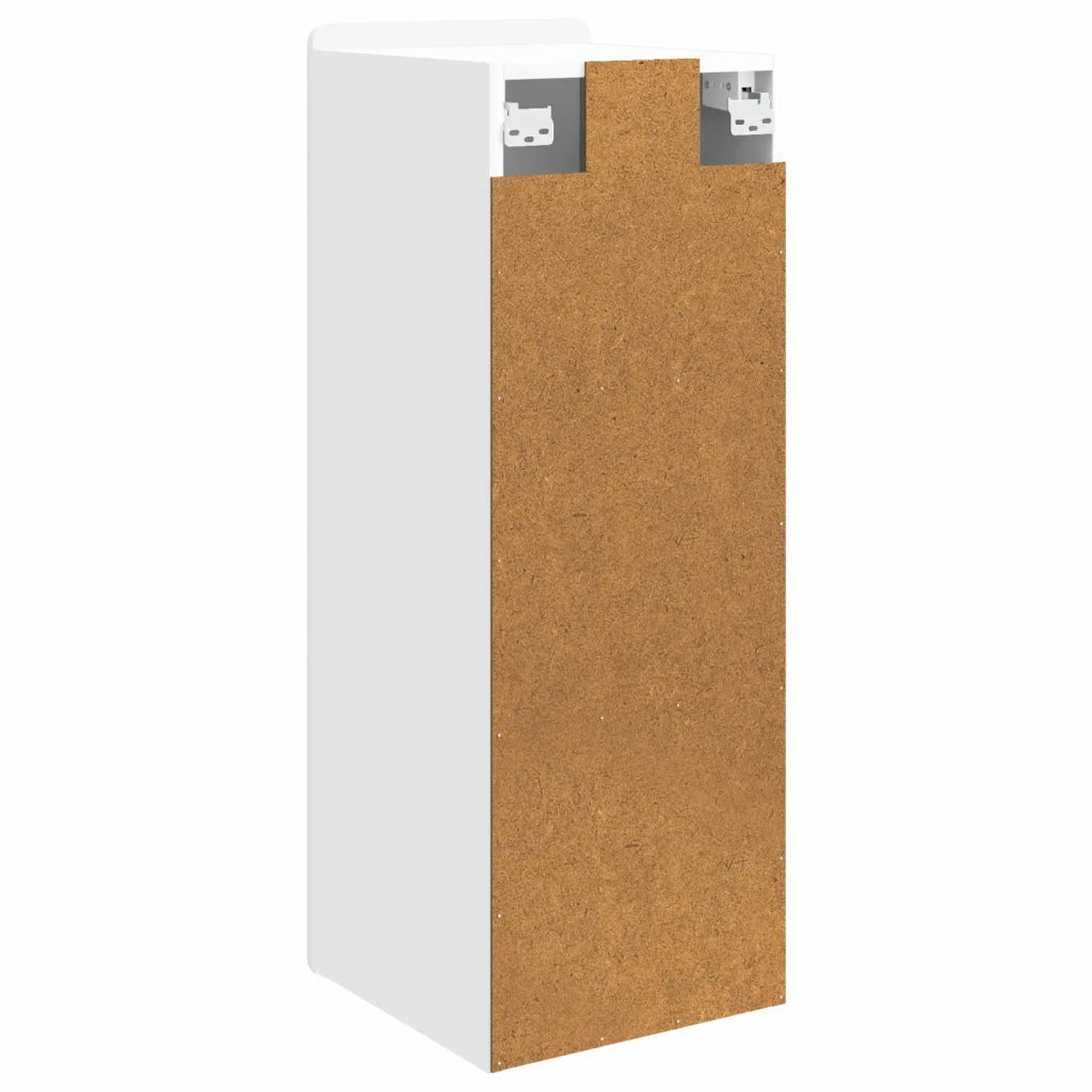 Mobiletto a muro Bianco 33 x 34,5 x 94 cm Legno ingegnerizzato 898245