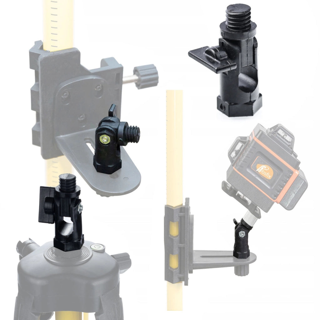 Adattatore per Livella Laser Rosfix – Regolazione Angolare Precisa | Filettatura Universale 5/8"