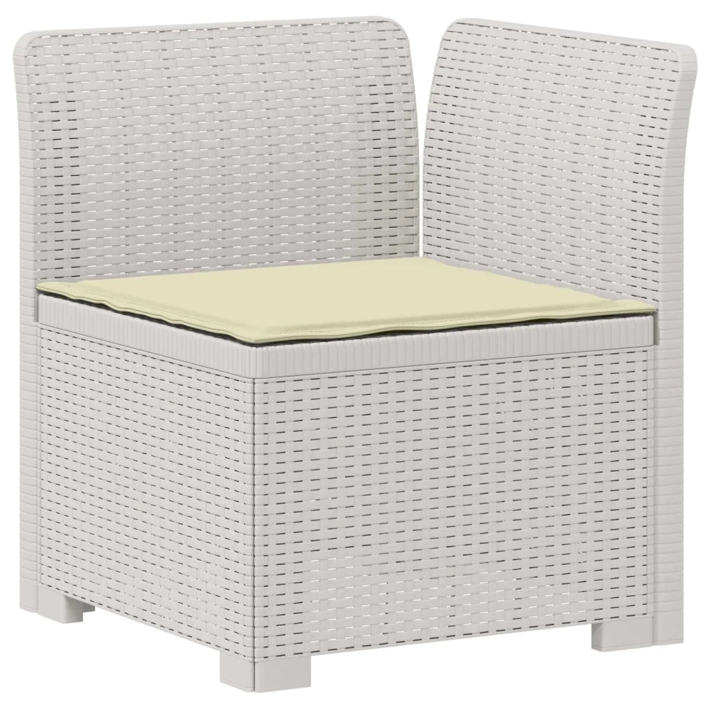 Divano da esterno-Divano da Giardino a 2 Posti con Cuscini Aspetto Rattan PP 432223
