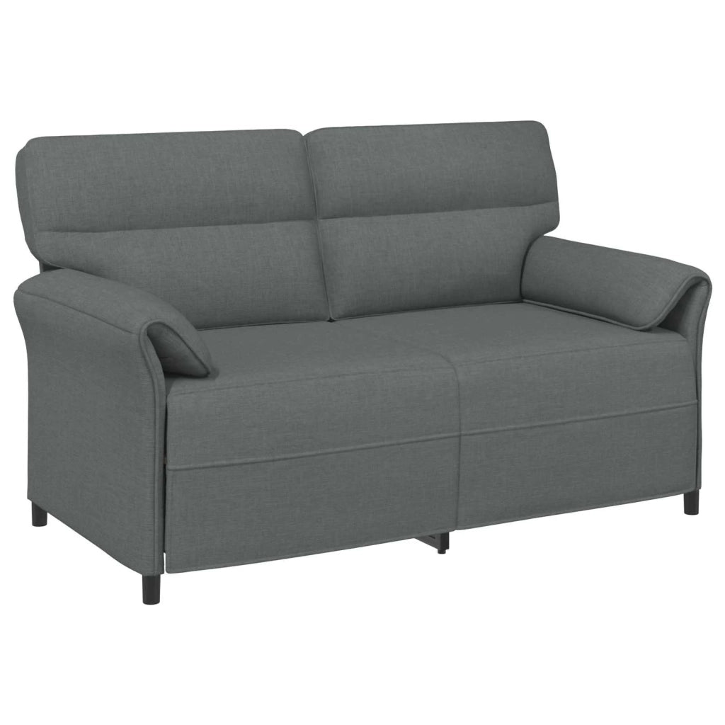 Set di divani 2 pz Grigio Scuro Tessuto 3424858