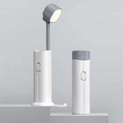 Lampada da scrivania telescopica con LED lettore a bassa tensione, regolabile luminosità, torcia portatile per camera da letto, studio e all'aperto - 3000 mAh