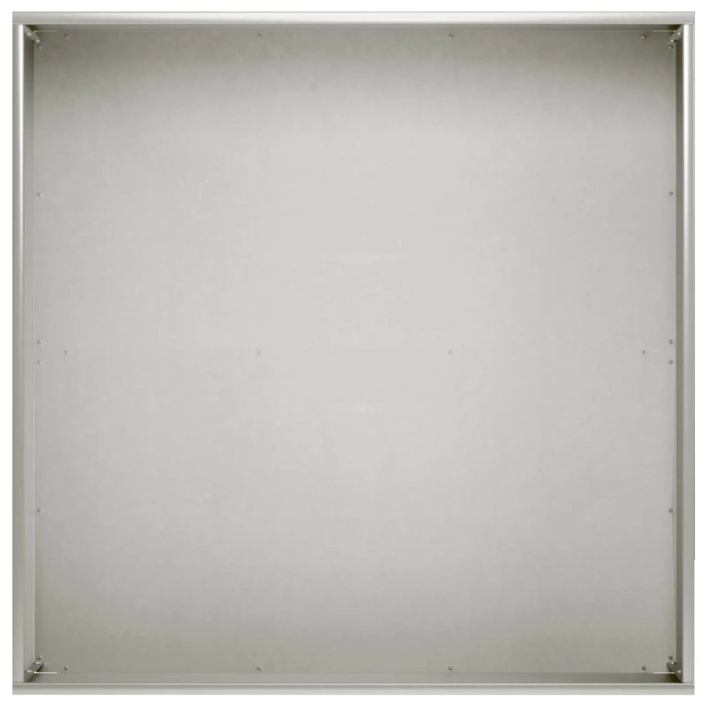 Vaso da giardino Argento 60 x 60 x 20 cm Acciaio Inox 8005002
