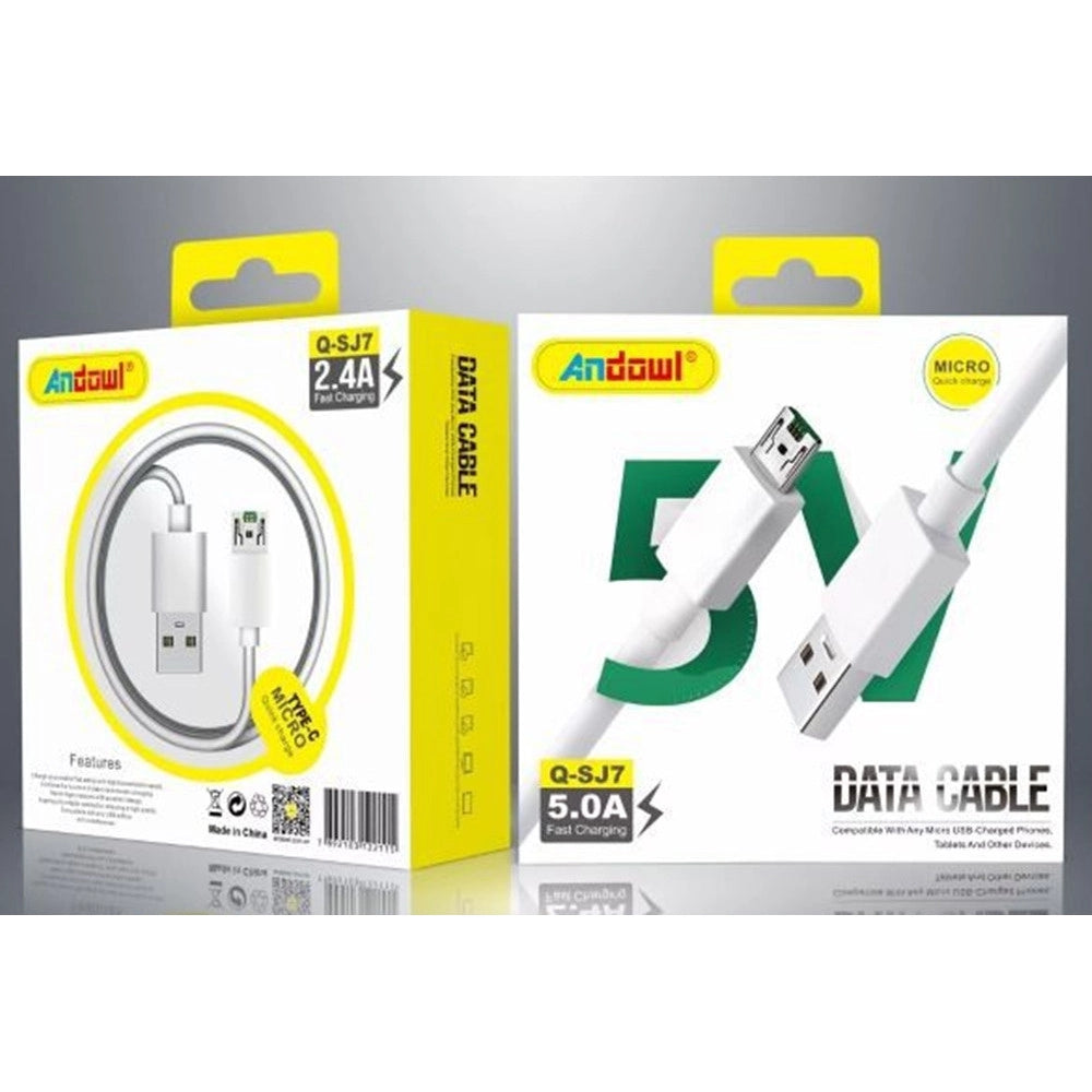 Trade Shop - Cavo Da Usb 2.0 A Micro Usb 5.0a Per Ricarica Rapida Trasferimento Dati 1 Mt Q-sj7 -
