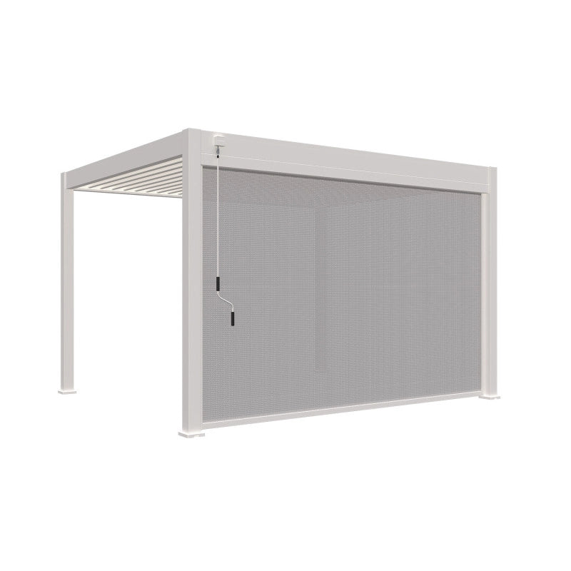 Tenda laterale motorizzata 4M OMBREA VS - Bianco
