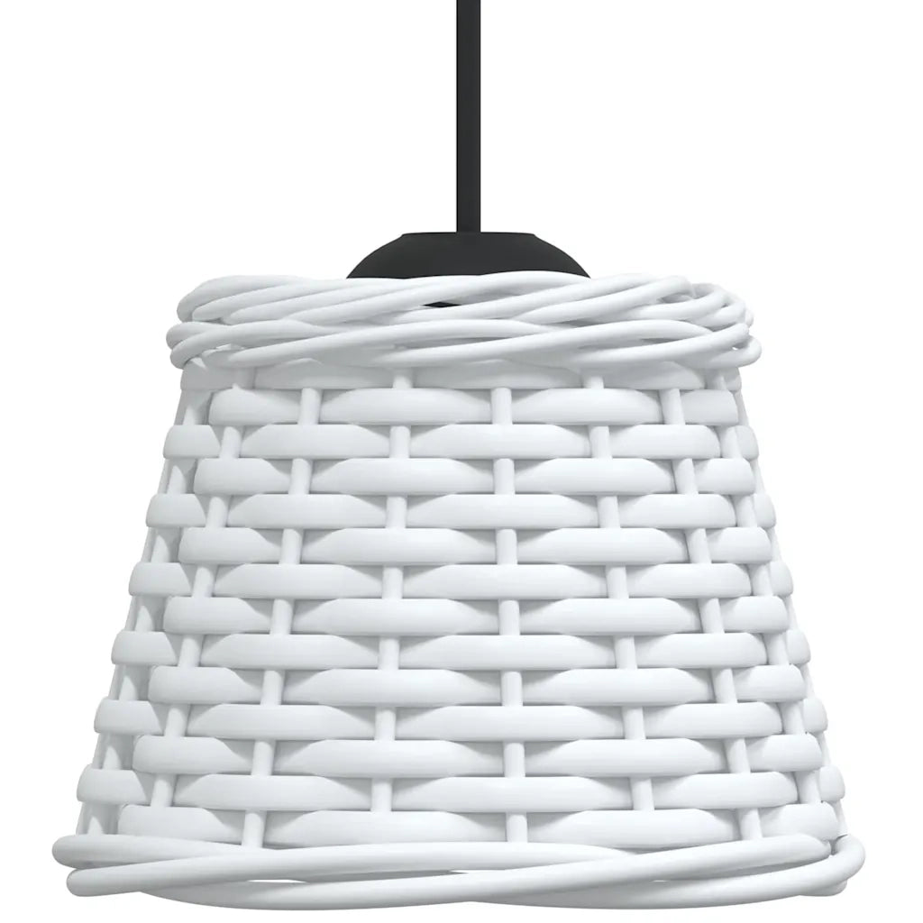 Paralume da Soffitto Bianco Ø15x12 cm in Vimini 364364