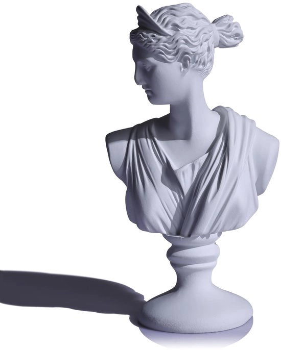 Statua di Venere in Plastica Classica con Base per Piccoli Oggetti Decorativi per Camera e Libreria