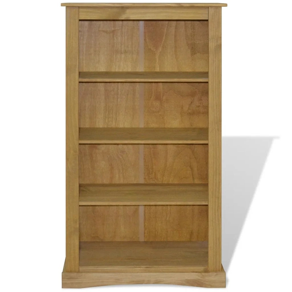 Libreria/mobile/mobile di design/libreria in pino a 4 ripiani 150 cm marrone 2702017/2