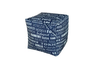 Pouf Pouf Big City durevoli impermeabili per esterni design moderno ideali per il relax in piscina