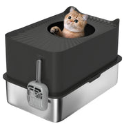 Lettera per Gatti ¨C zephmum ¨C Nero Acciaio Inox 60x40x38 cm