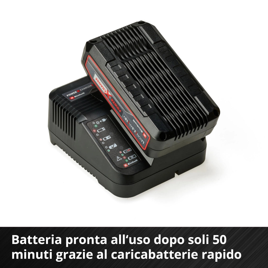 Kit Energy Caricabatteria Xchange + 1 Batteria 18 V 2,5AH Einhell