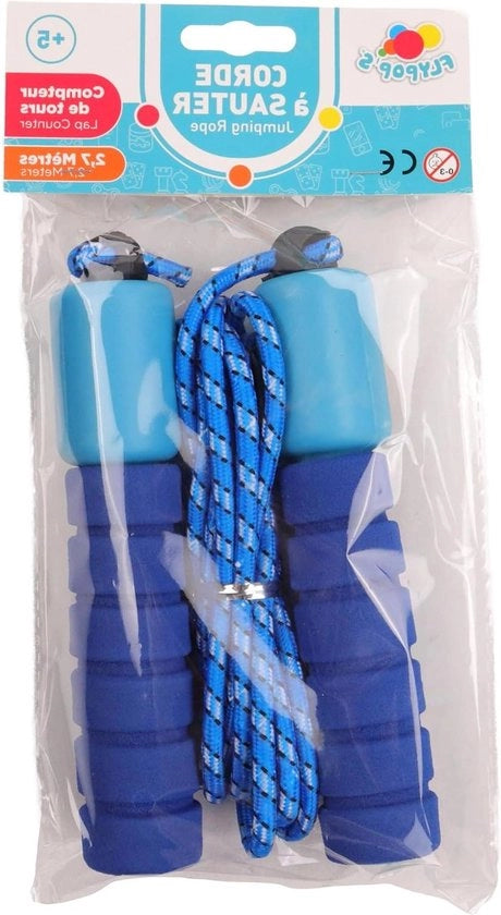 Saltello con Contatore - Gioco Ricreativo - Blu - 26 cm x 14 cm - Per Bambini 3 Anni e Più