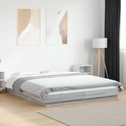 Giroletto-Struttura Letto Grigio Sonoma 150x200 cm in Legno Multistrato 172878