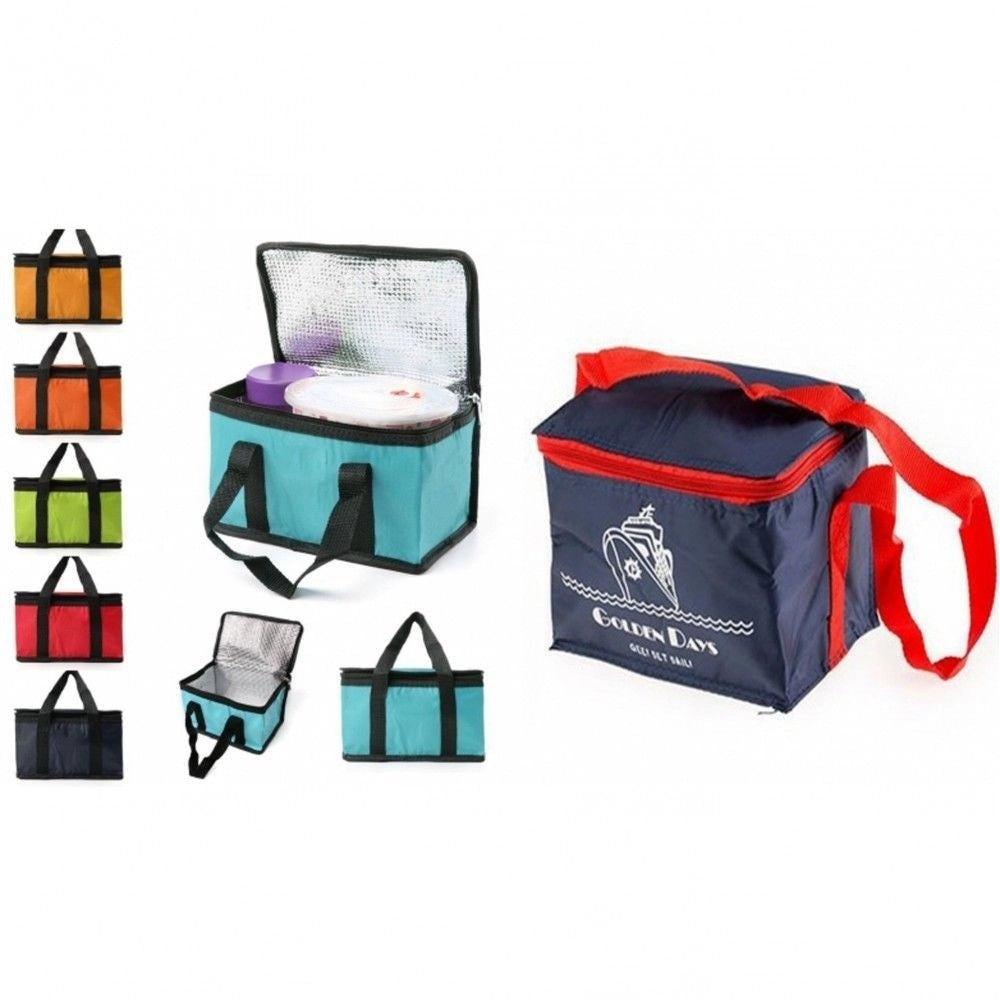 Trade Shop - Borsa Termica Con Manici 9 Litri Frigo 16x20x28 Cm Mare Spiaggia Campeggio -