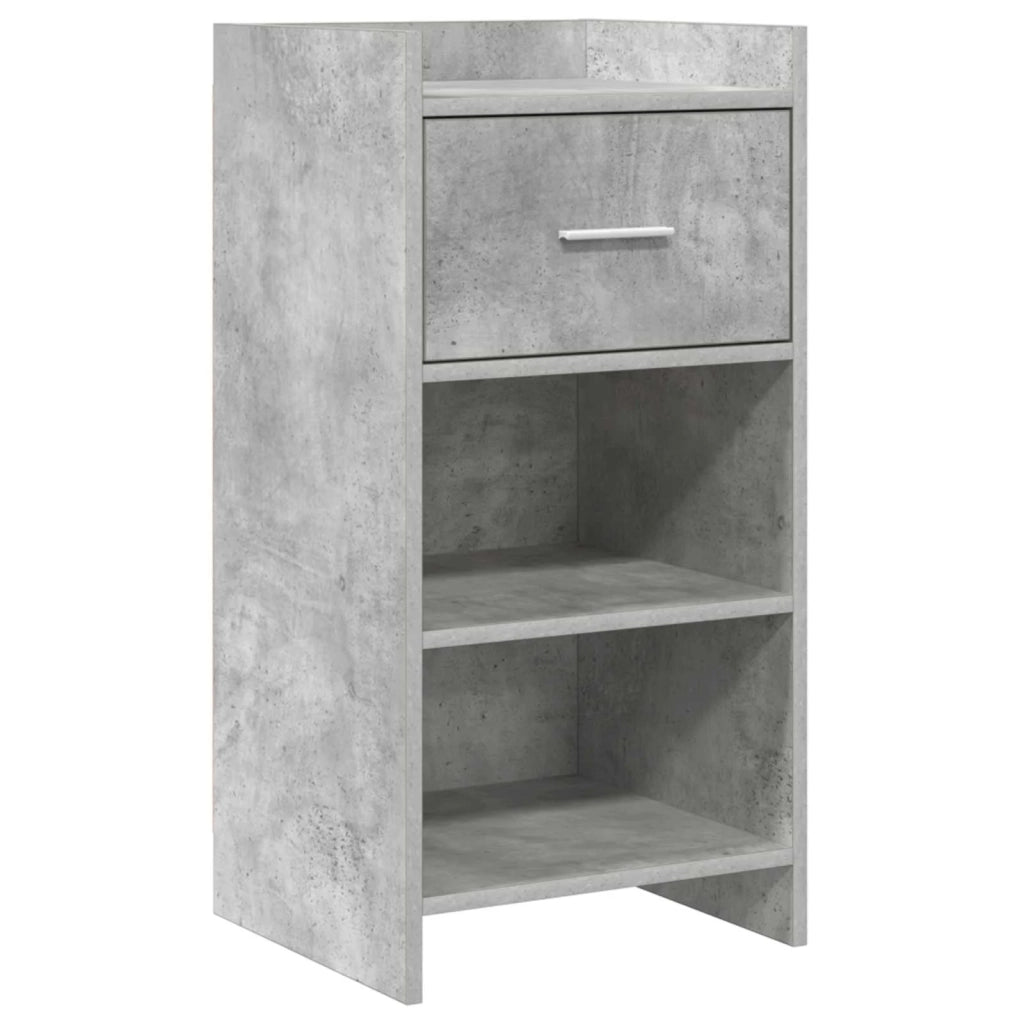 Credenza Grigio Cemento 40 x 36 x 80 cm Legno ingegnerizzato 8011078
