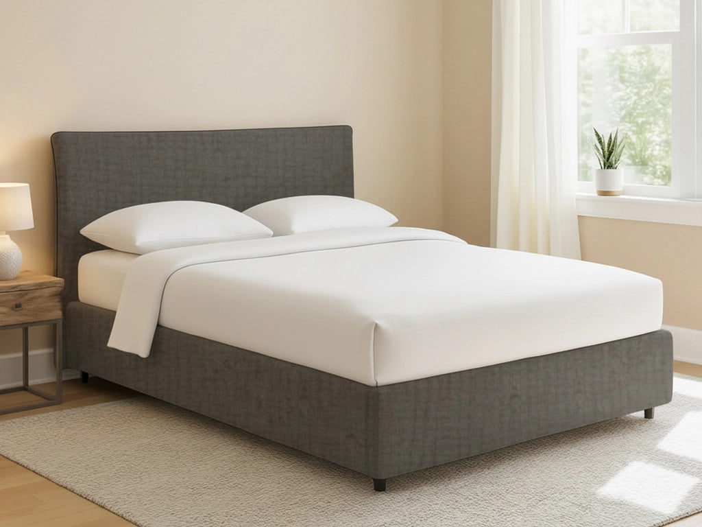 Oldham, Letto Piazza e Mezza Sfoderabile Made in Italy, Grigio Tortora