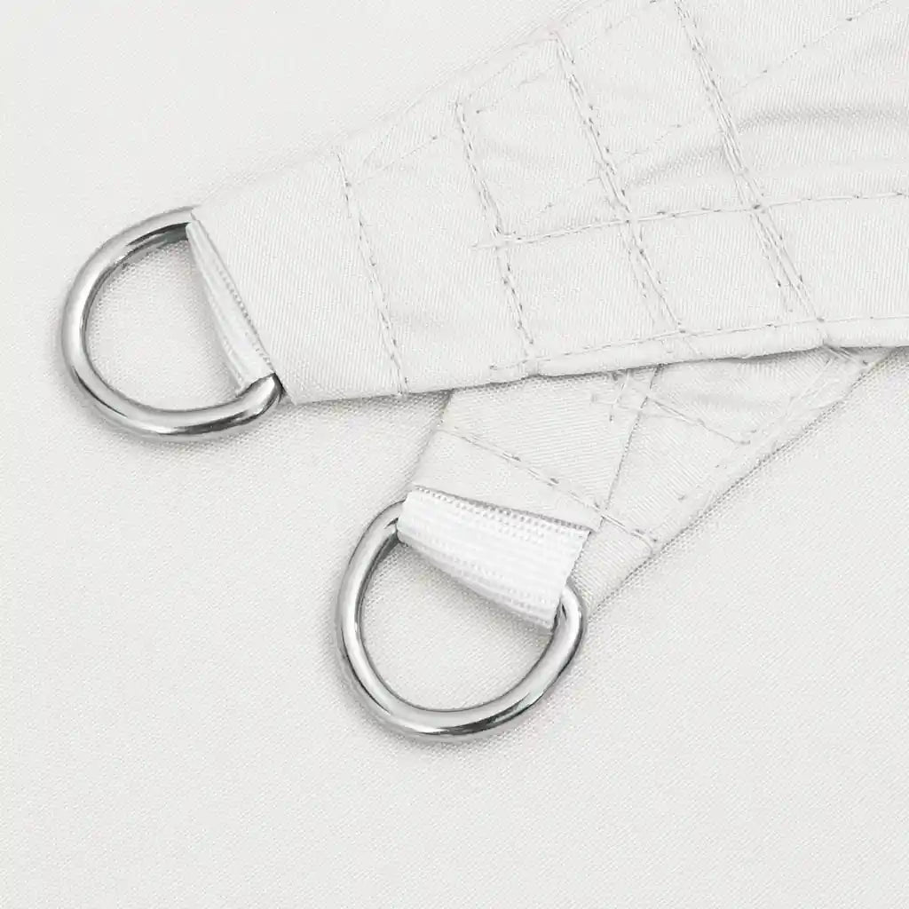 Parasole a vela | Telo Ombra | Vela da ombra Oxford Triangolare 4x4x4 m Bianco