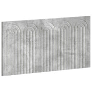 Testiera da Muro ALKMAAR Grigio Cemento Legno ingegnerizzato 896318