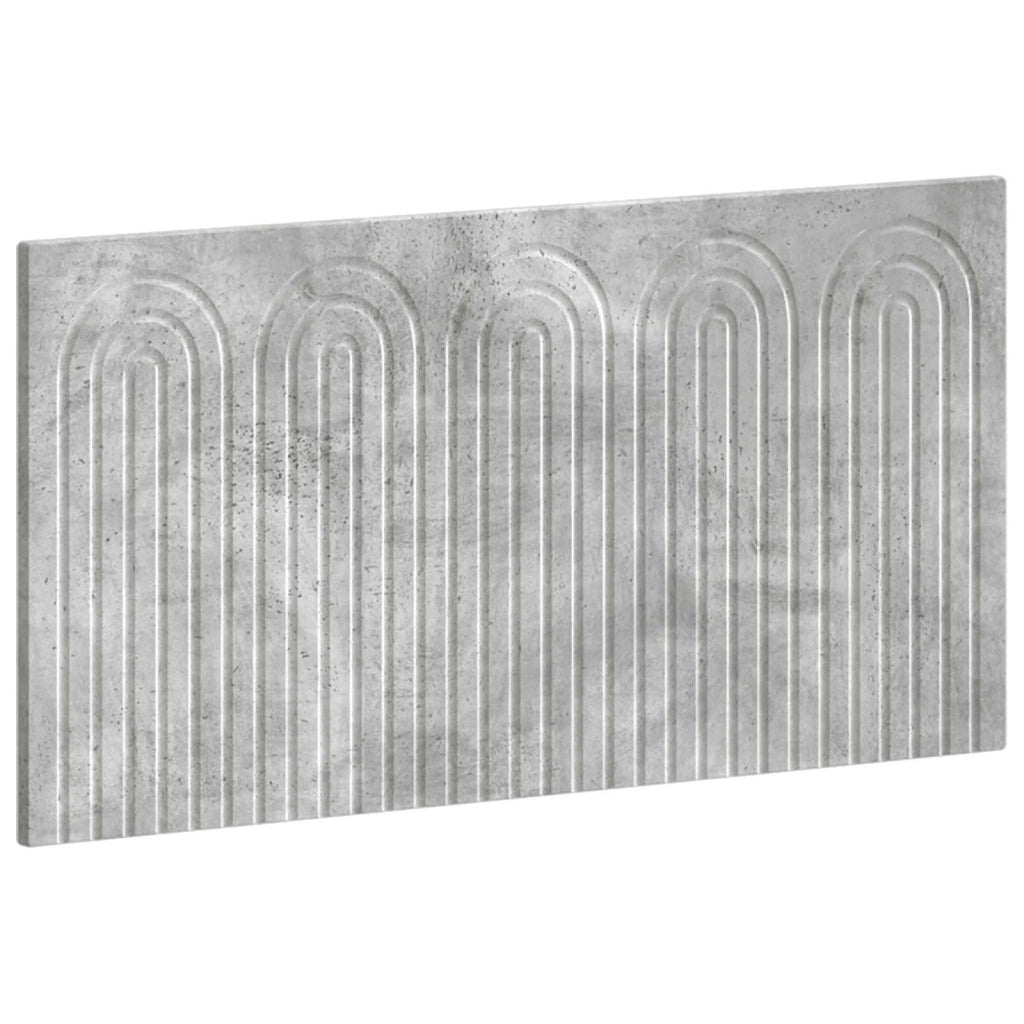 Testiera da Muro ALKMAAR Grigio Cemento Legno ingegnerizzato 896318
