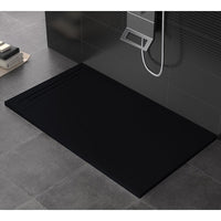 Piatto Doccia 80x200 cm in Pietra Bonussi Makalu Nero