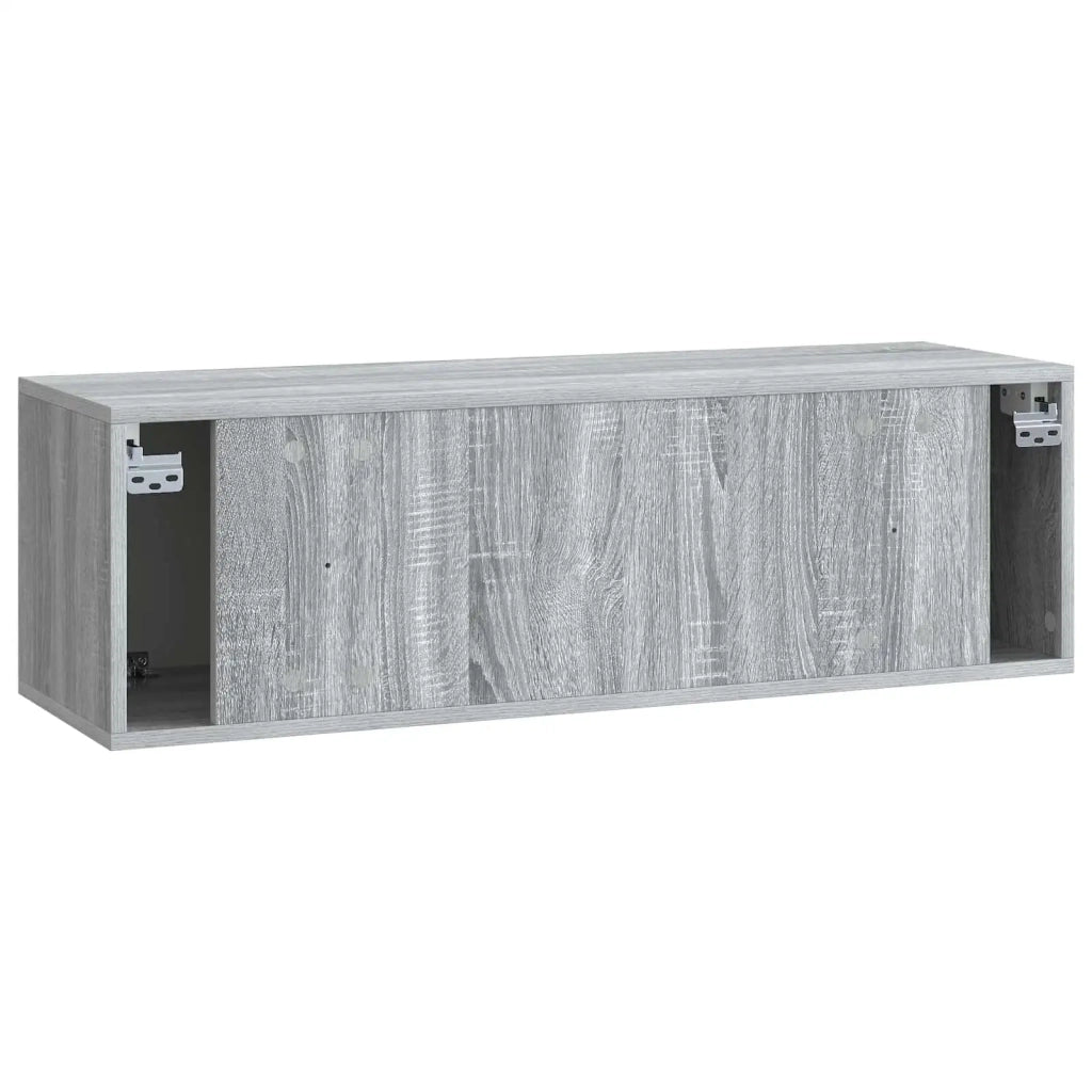 Mobile Porta TV da Muro 98 x 31 x 30 cm Sonoma grigio 899241