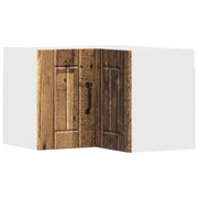 Pensile da cucina | Mobile angolare per parete LUCCA Legno antico 57 x 57 x 40 cm