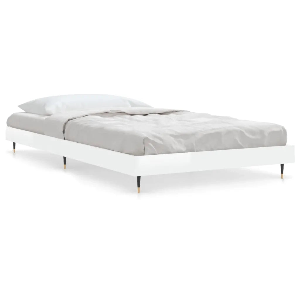 Giroletto Bianco Lucido 90x190 cm in Legno Multistrato 832199