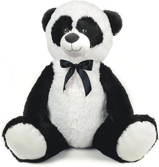 Peluche Panda seduto, 55 cm ,Deacr,Eta 1+