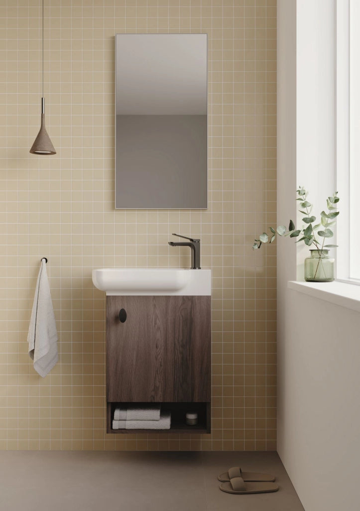 Mobile lavabo "Begonya 55" - 53 x 33 x 75 cm - Noce scuro