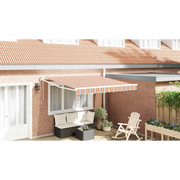 vidaXL Tenda Retrattile Multicolore 300 x 250 cm Tessuto