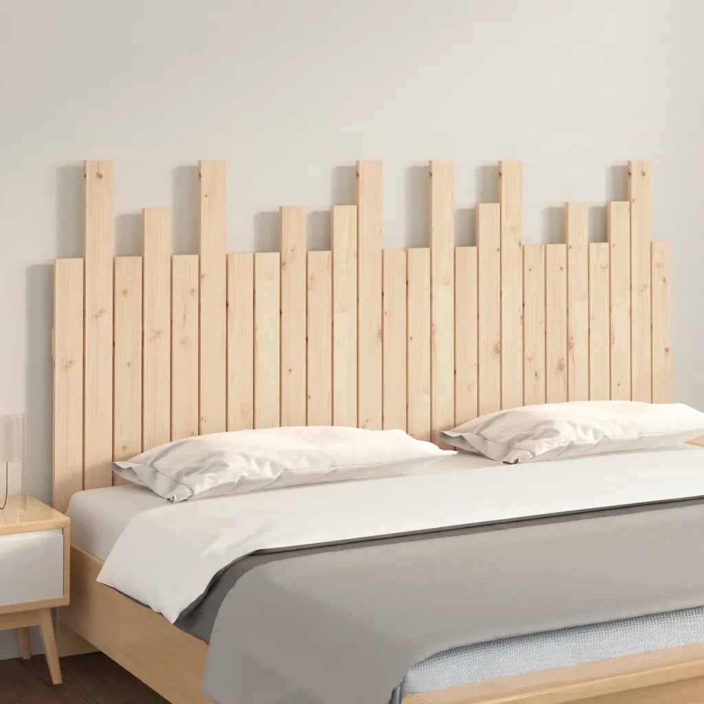 Testiera da Parete 159,5x3x80 cm in Legno Massello di Pinocod mxl 94781