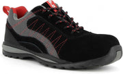 ZEPHIR S1P - S 24 BOSSI INDUSTRIA - Pelle crosta velluto nero/tela grigia - Dimensione 43-5122-43