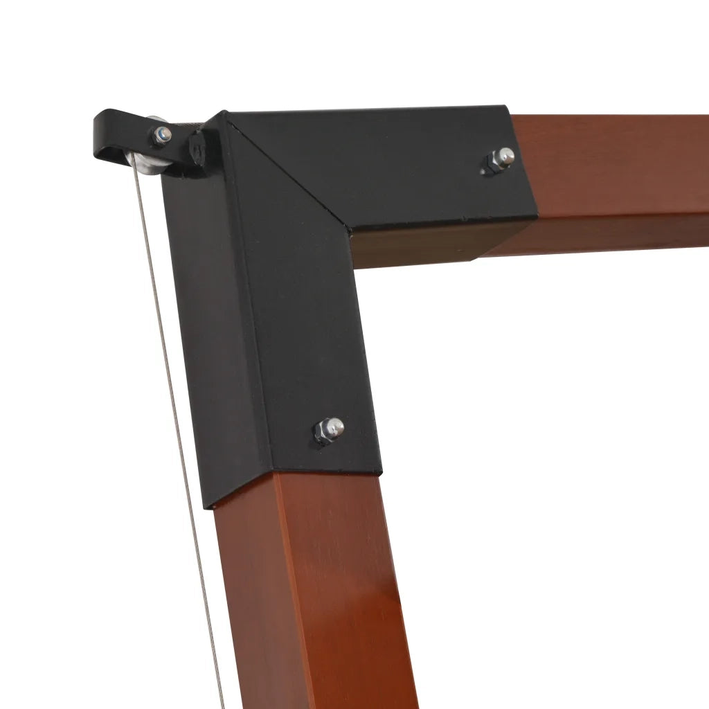 Ombrellone a Sbalzo con Palo in Legno-Ombrello da giardino 400x300 cm Tortora