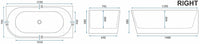 Vasca Bagno Sydney Bellanto Destra 160cm