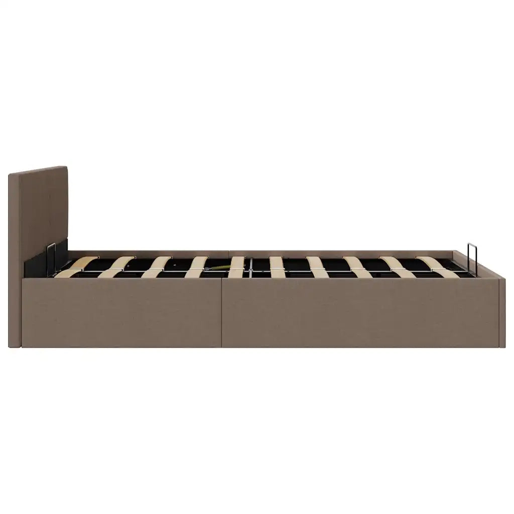 Giroletto con Contenitore Grigio Talpa in Tessuto 120x200 cm