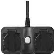 Edimax SP-1122WTO Presa Intelligente Wi-Fi Smart Home 2300 W Interno Esterno 2 Prese EU Alexa Google colore Nero