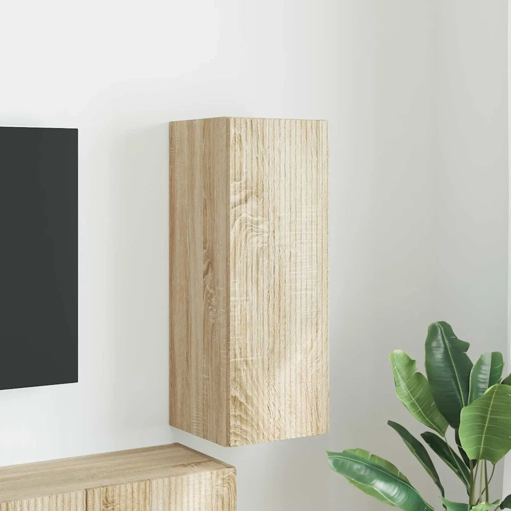 Mobile TV da parete Sonoma 30 x 31 x 80 cm Legno multistrato 892293