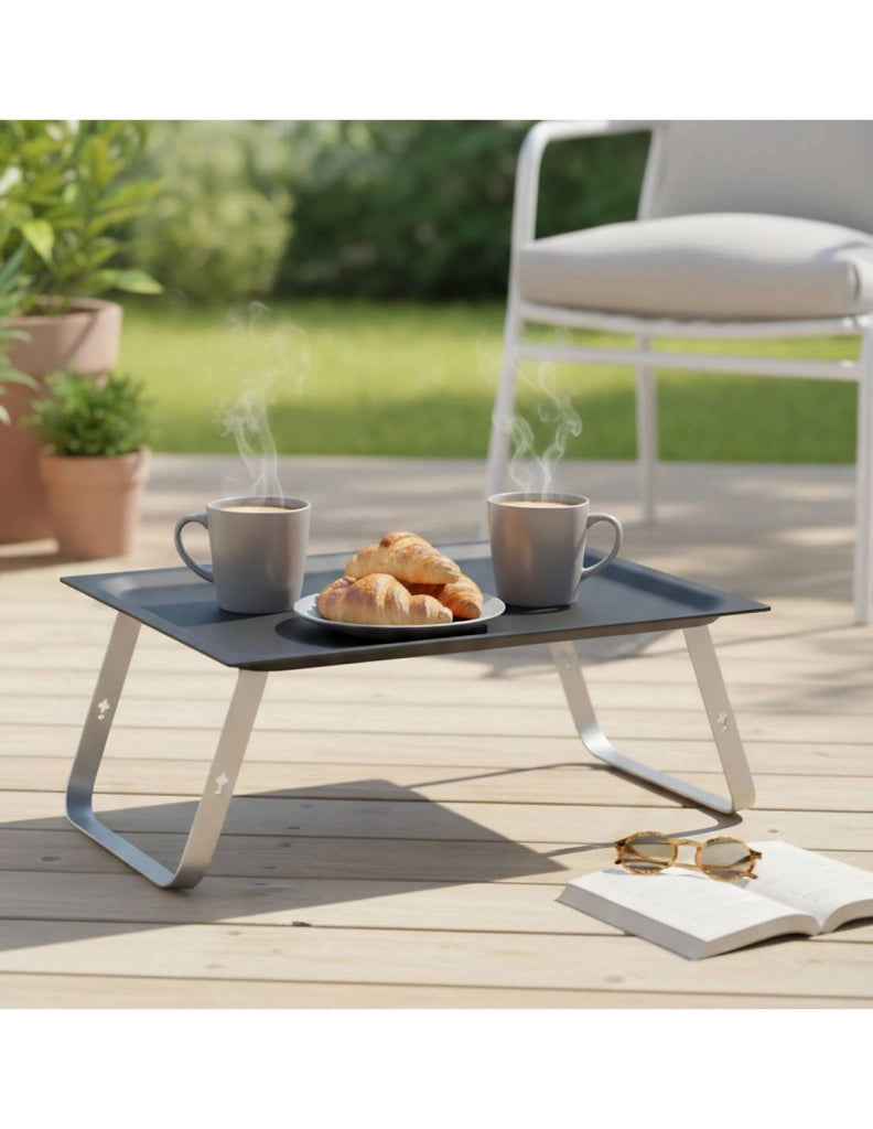 Vassoio pieghevole per la colazione a letto o per lavorare con il portatile, HOLA
